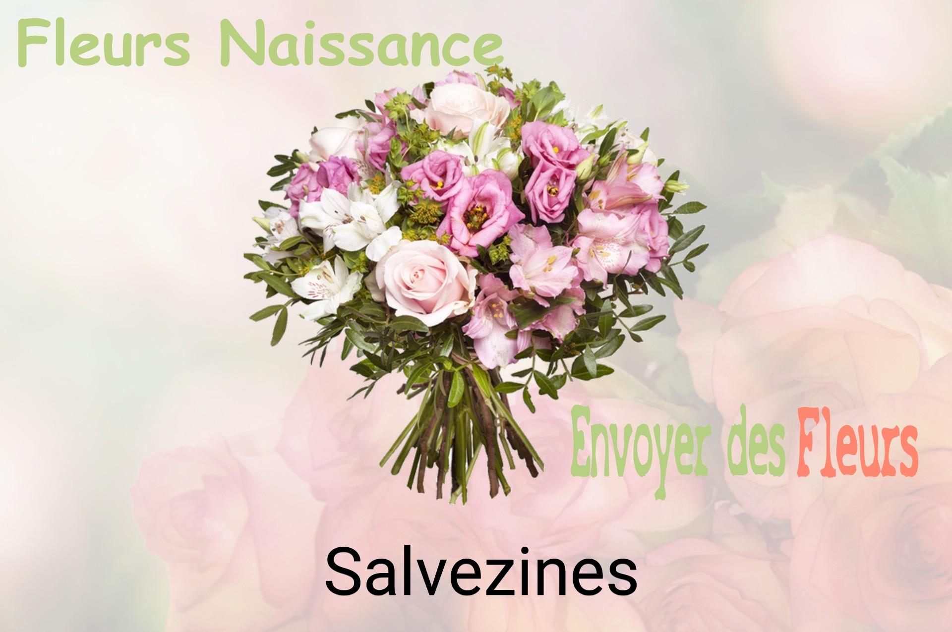 Bouquet de fleurs de naissance livré à Salvezines